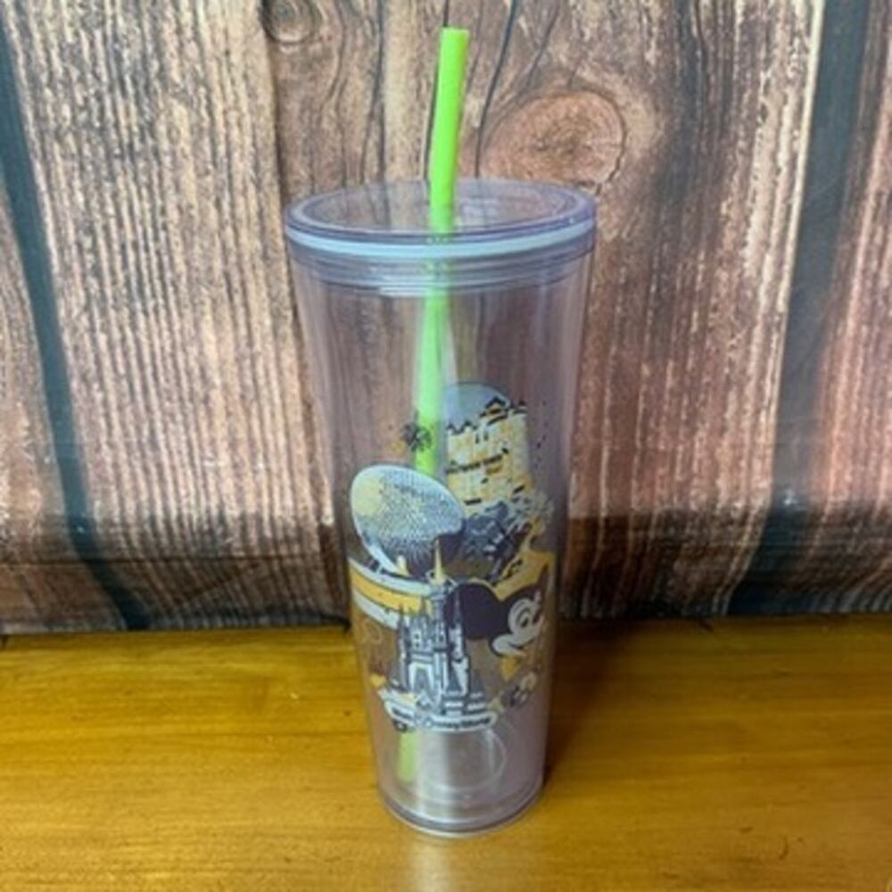 Starbucks x Disney Disney World Park Icons Clear Tumbler 24oz